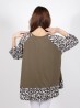 Leopard Sleeved Fashion Top 